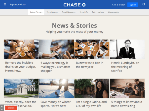 JP Morgan Chase Corporate Blog