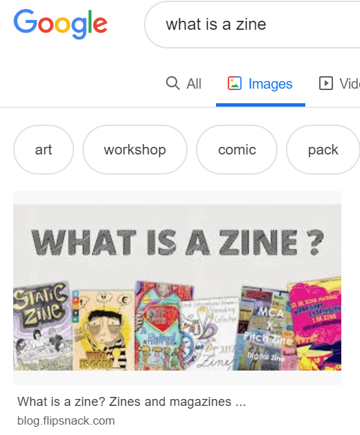 what is a zine alt text seo for images