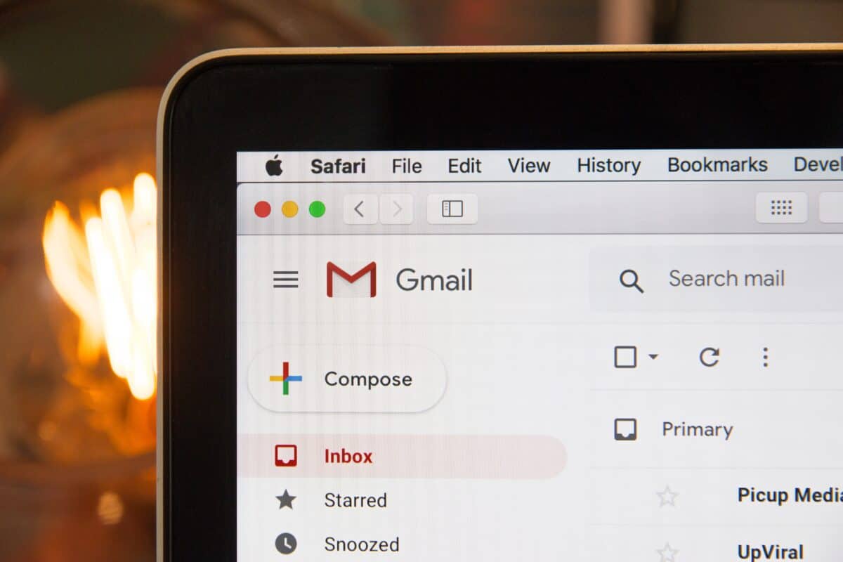 email marketing statistics | gmail google mail screenshot