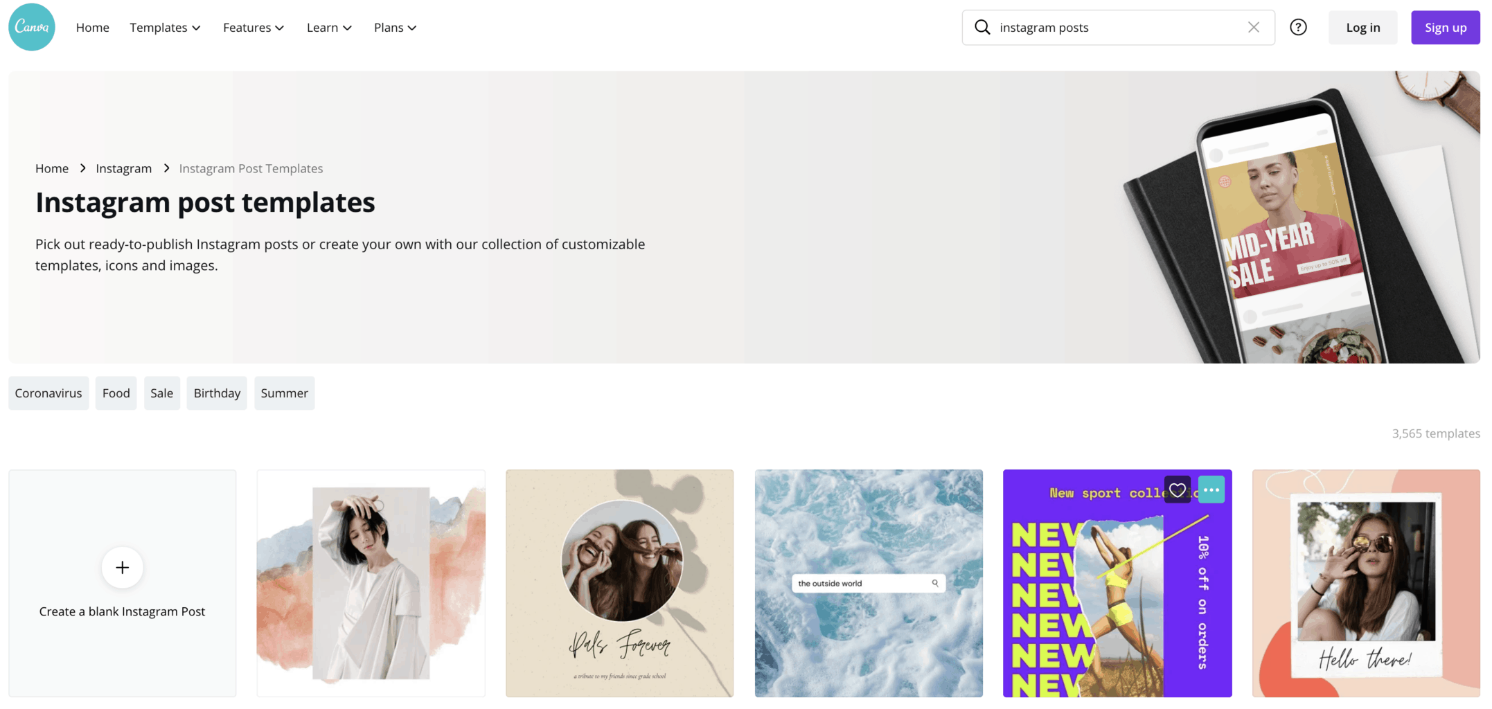 canva instagram templates