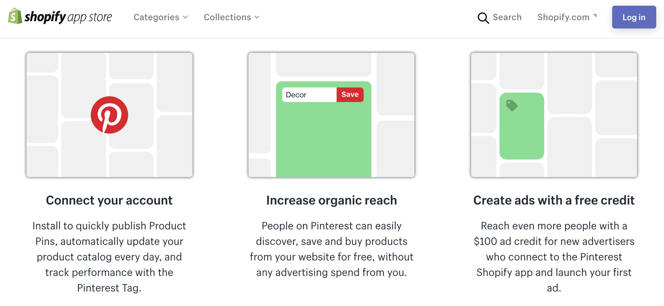 shopify app for pinterest