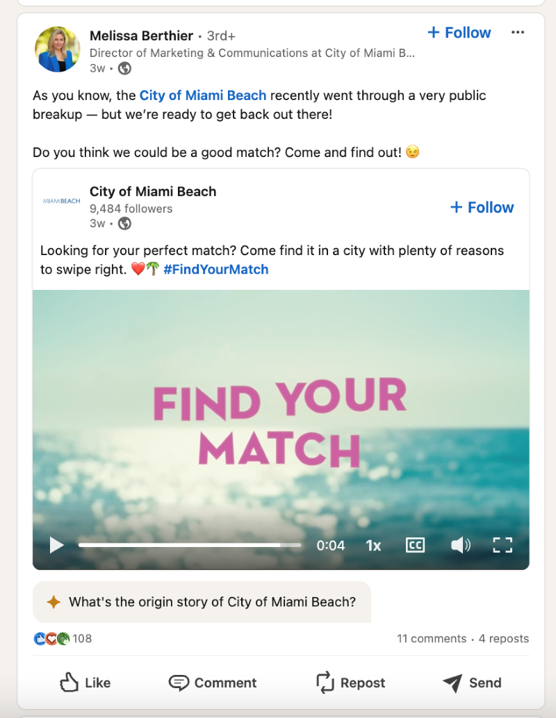 City of Miami Beach Breakup Letter