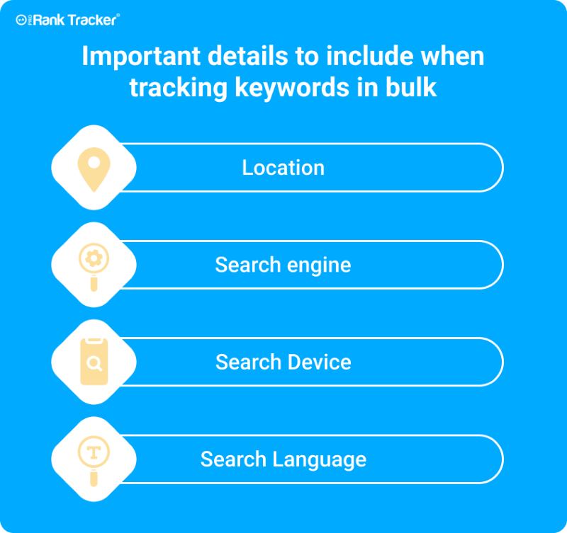 Important Details to Include When Tracking Keywords