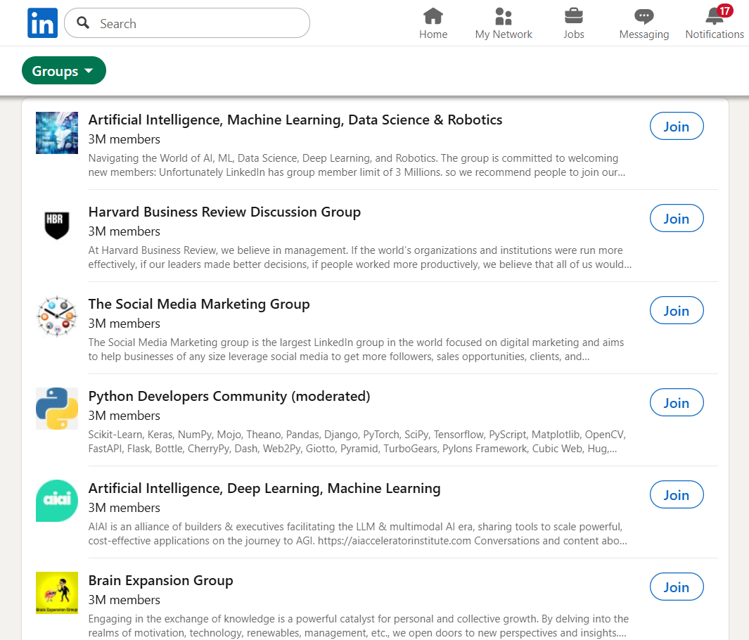 What are LinkedIn Groups?