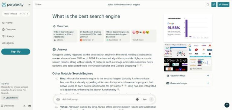 Top 11 AI Search Engines Transforming the Future of Search