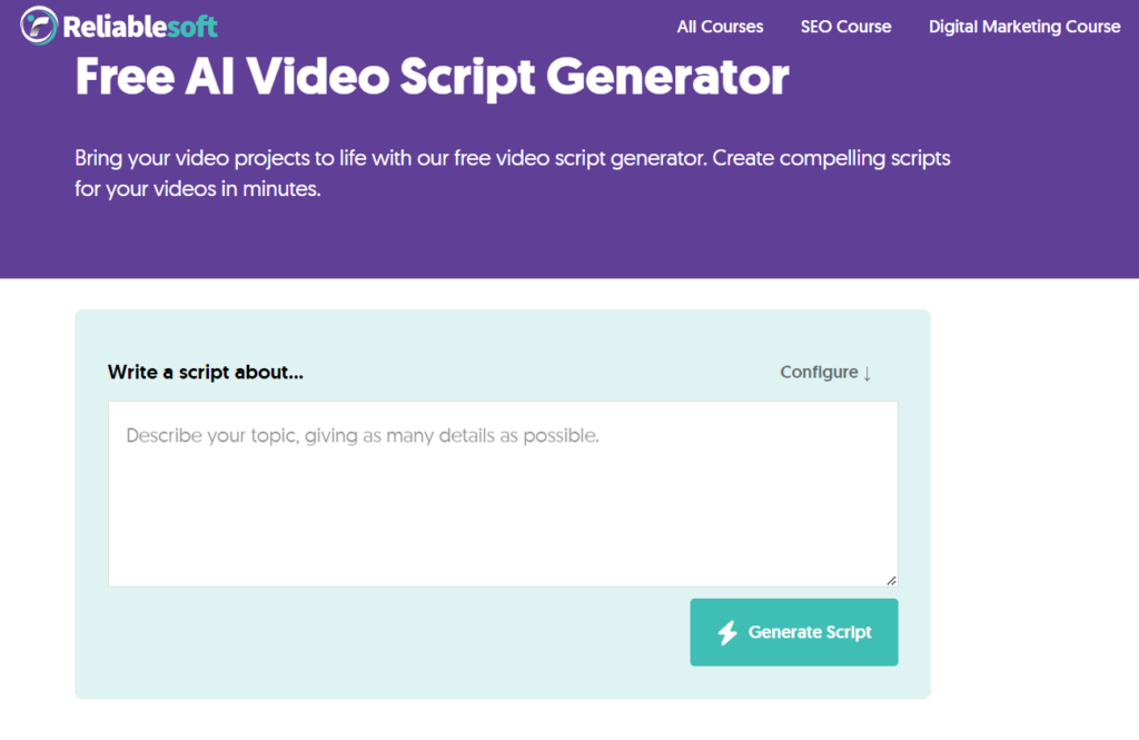 15 Free and Awesome AI Script Generators for Your Next Video