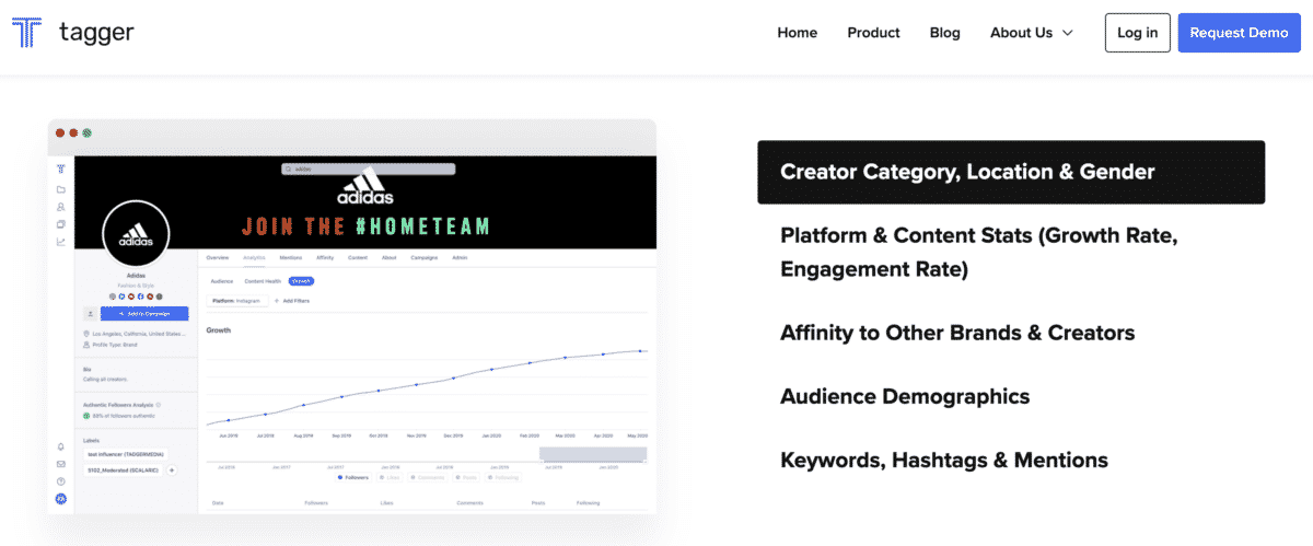 tagger influencer discovery tool