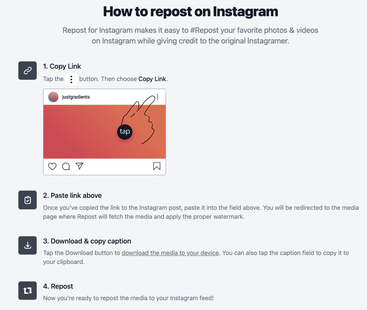 repost for instagram how to repost on instagram