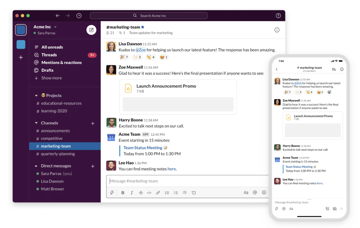 Slack app