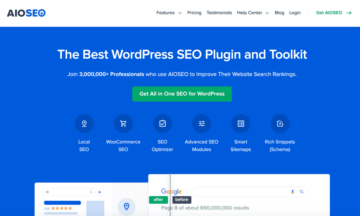 All in One SEO for WordPress (AIOSEO)