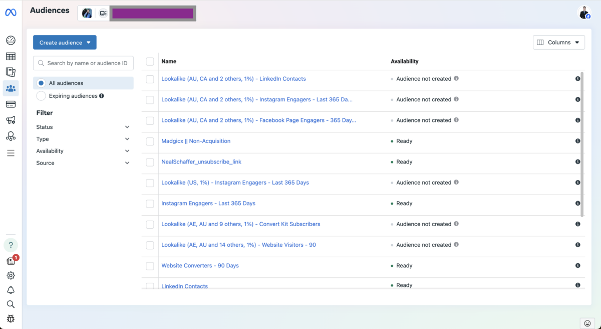 Facebook custom audiences