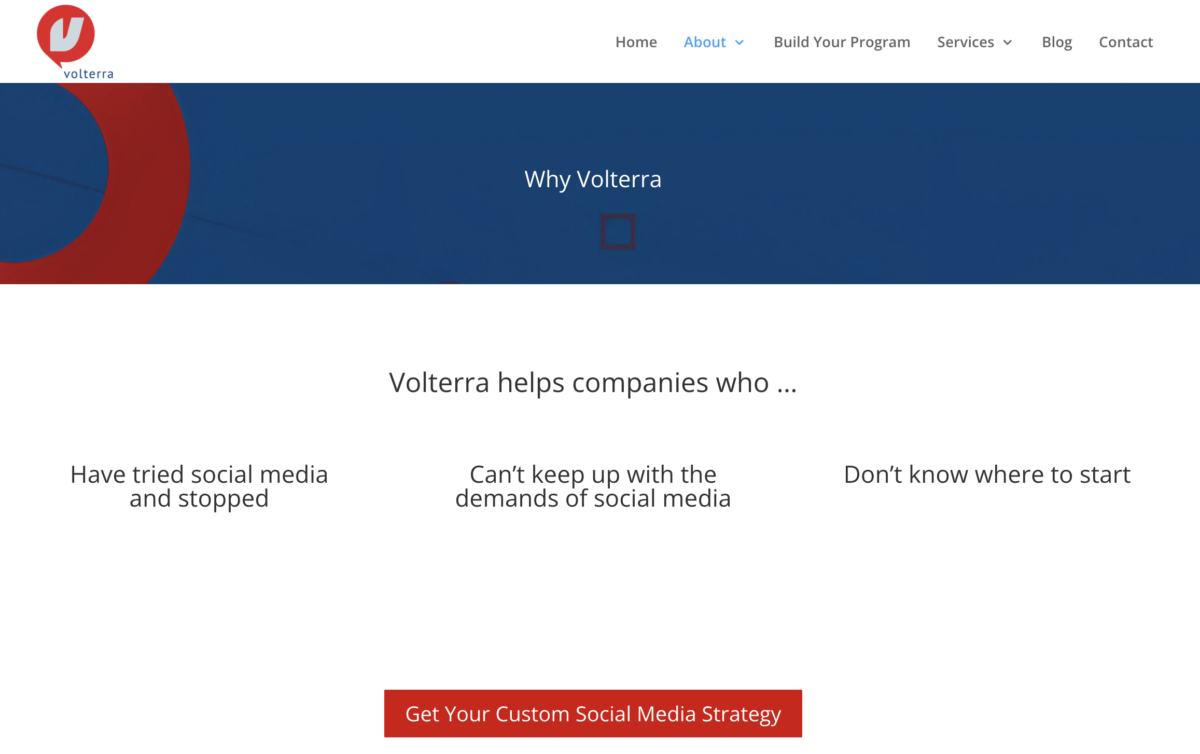 volterra custom social media strategy