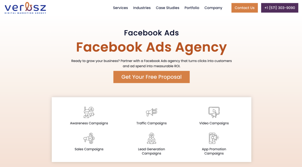 verbsz facebook ads agency