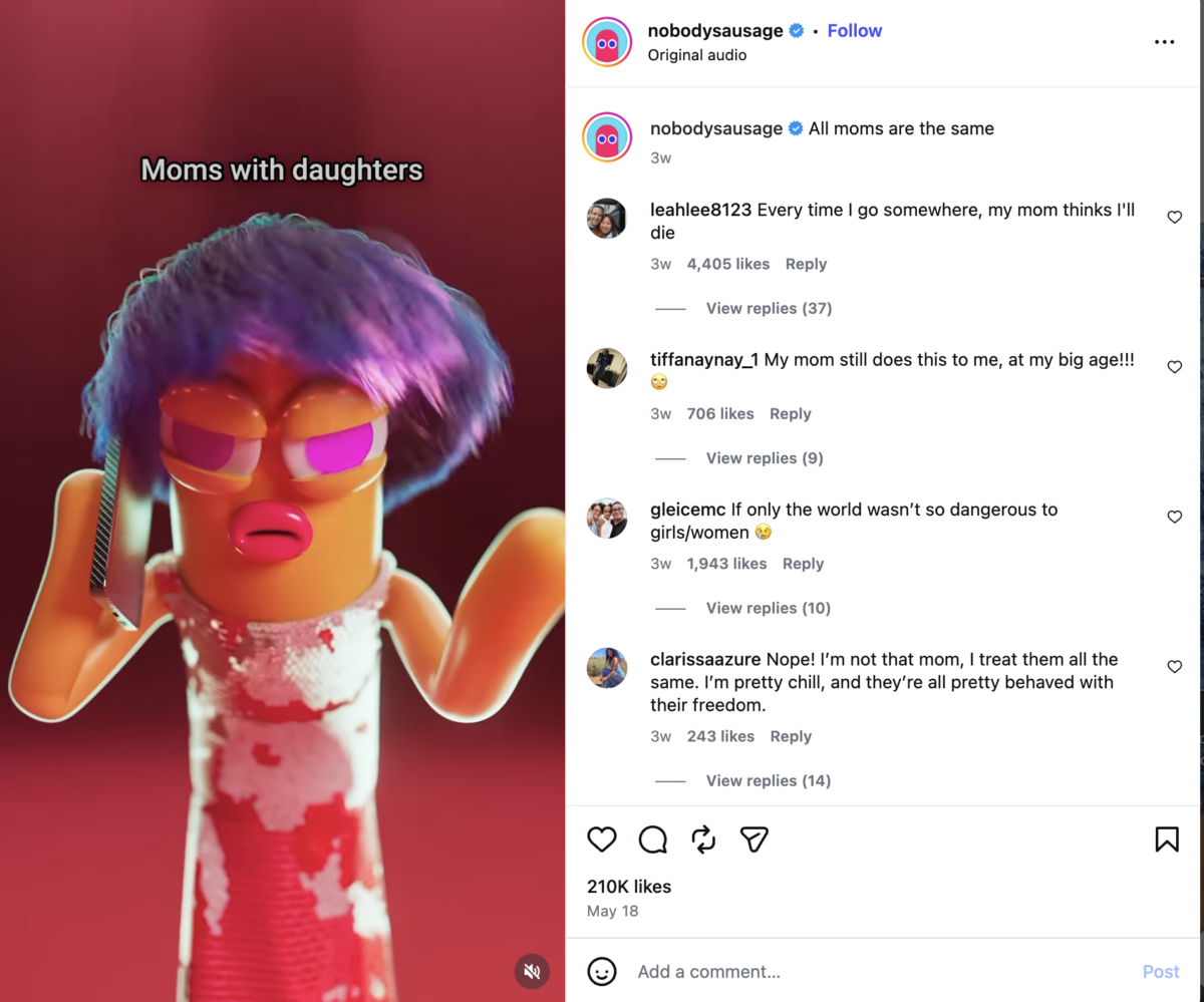 Nobody Sausage on Instagram
