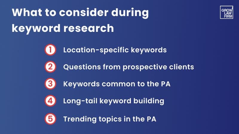 What to Consider During Keyword Research