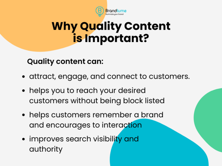 Why Quality Content is Important