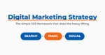 Digital Marketing Strategy: the simple SES framework of Search, Email, and Social.