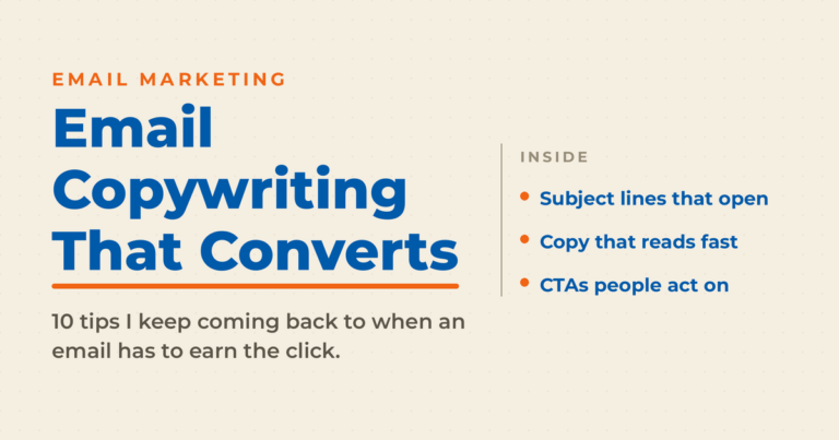 Neal Schaffer branded title card for email copywriting that converts, with a preview of what the post covers.