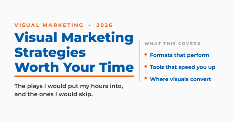 Neal Schaffer branded title card for a guide to visual marketing strategies worth your time.