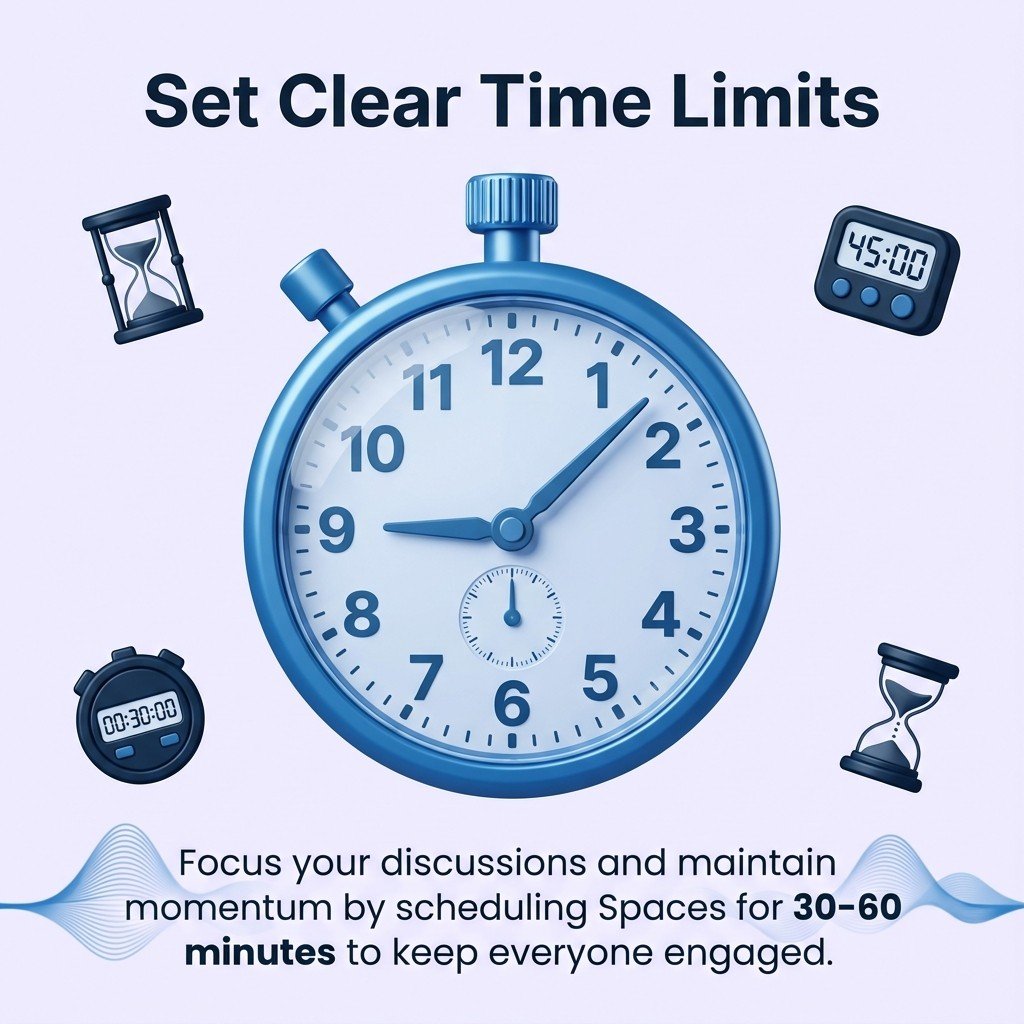 Set a clear 30–60 minute window and stick to it to keep energy high and focus sharp.