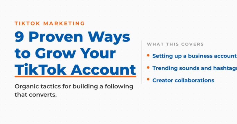 Neal Schaffer featured graphic listing 9 proven ways to grow your TikTok account, including business account setup, trending sounds and hashtags, and creator collaborations
