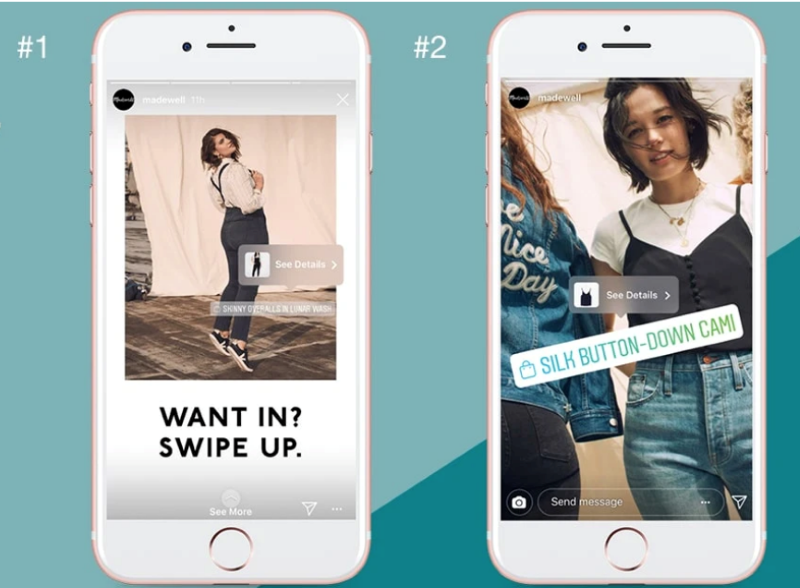 Instagram Swipe Up Story