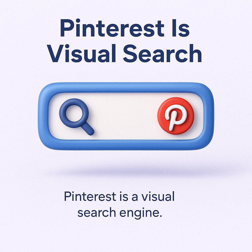 Pinterest is a visual search engine—users begin with queries, not feeds.