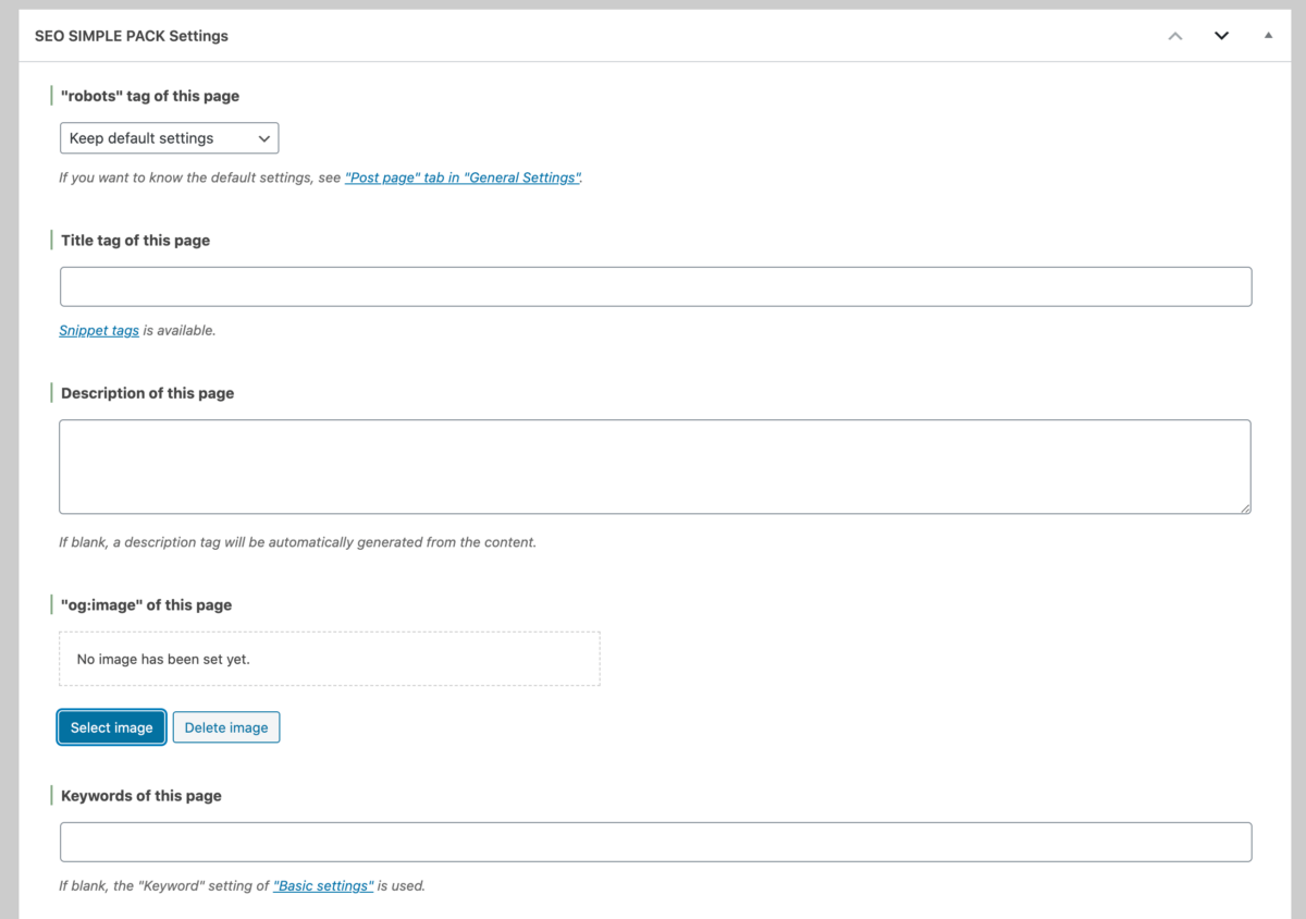 SEO SIMPLE PACK