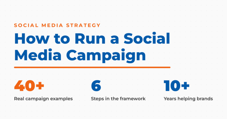 Neal Schaffer featured graphic, "How to Run a Social Media Campaign," showing 40-plus real campaign examples, a six-step framework, and 10-plus years helping brands.