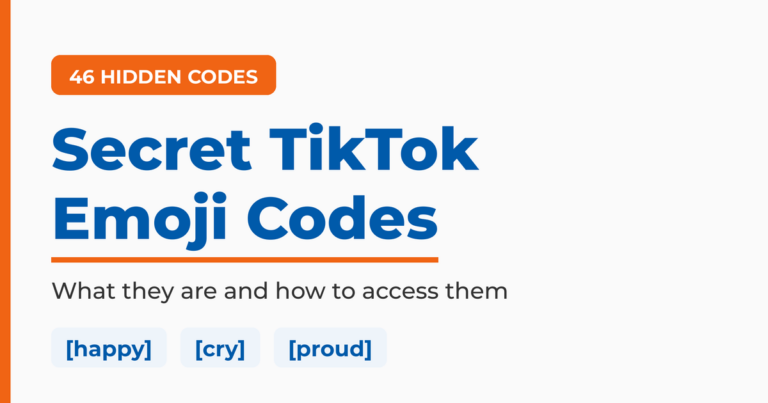 Secret TikTok emoji codes: what they are and how to access all 46 hidden codes.