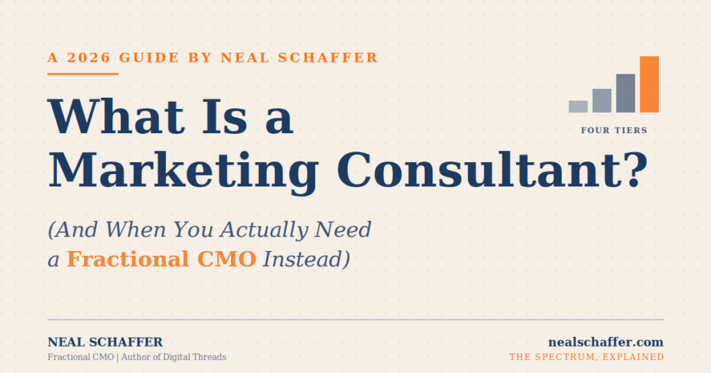 What Is a Marketing Consultant? The 2026 Guide to What They Do, What They Cost, and When You Actually Need One