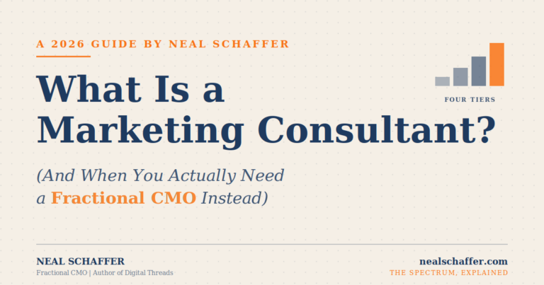 What Is a Marketing Consultant? The 2026 Guide to What They Do, What They Cost, and When You Actually Need One