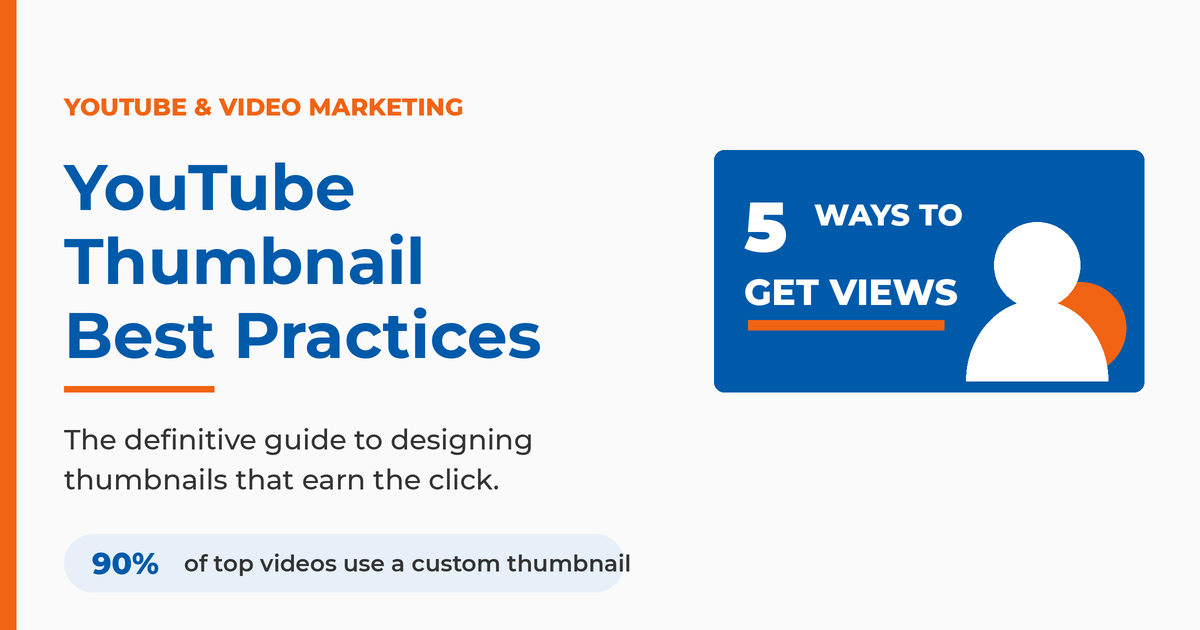 YouTube thumbnail best practices guide: 90% of top-performing videos use a custom thumbnail